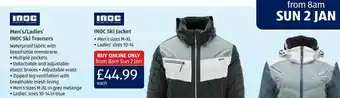 Aldi Men's Ladie's Inoc Ski Trousers Inoc Ski Jacket offer