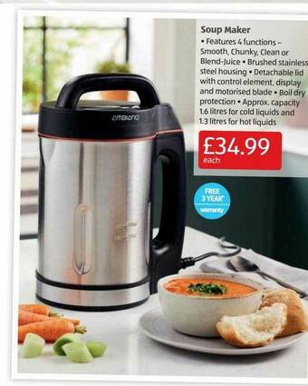 Aldi Soup Maker offer