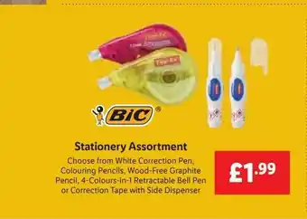 Lidl Stationery Assortment Bic offer