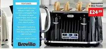 Lidl Impressions 4-slice Toaster Breville offer