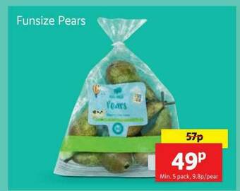 Lidl Funsize Pears offer