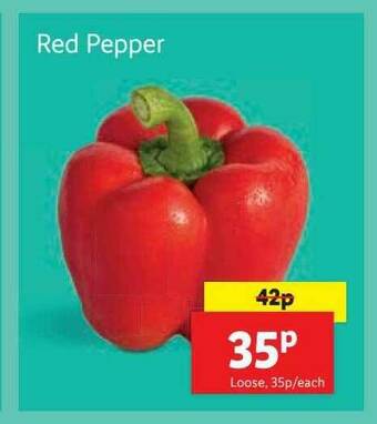 Lidl Red Pepper offer