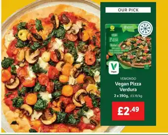 Lidl Vemondo Vegan Pizza Verdura offer