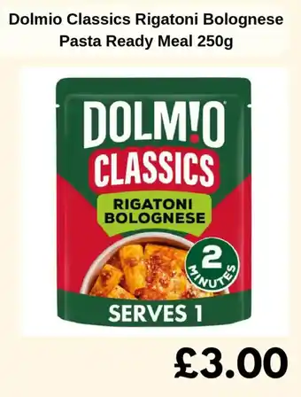 Dolmio Classics Rigatoni Bolognese Pasta Ready Meal