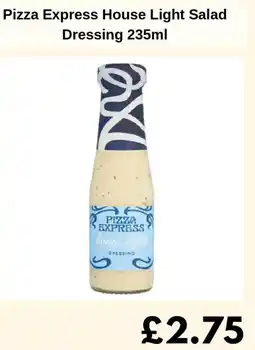 Sainsbury's Pizza Express House Light Salad Dressing offer