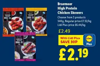 Braemoor High Protein Chicken Skewers