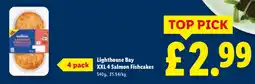 Lidl Lighthouse Bay XXL 4 Salmon Fishcakes offer