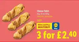 Lidl Cheese Twist offer