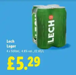 Lidl Lech Lager offer