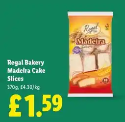Lidl Regal Bakery Madeira Cake Slices offer