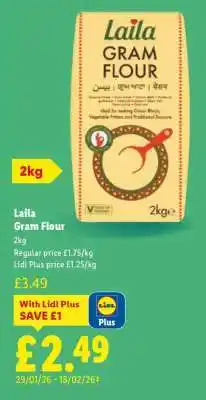 Lidl Laila Gram Flour offer