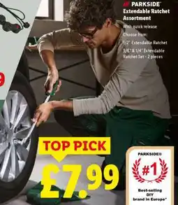 Lidl PARKSIDE Extendable Ratchet Assortment offer