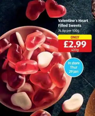 Valentine's Heart Filled Sweets