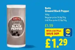 Lidl Batts Ground Black Pepper offer