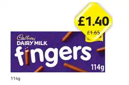 Londis Cadbury Dairy Milk Fingers offer