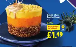 Lidl Donald & Sons Scottish Haggis offer