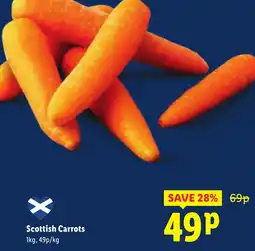 Lidl Scottish Carrots offer