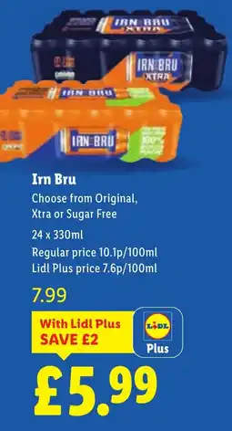 Lidl Irn Bru offer