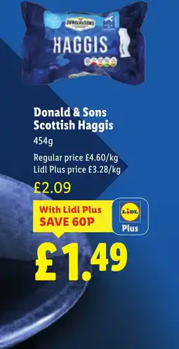 Lidl Donald & Sons Scottish Haggis offer