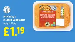 Lidl McKinlay's Mashed Vegetables offer