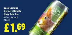 Lidl Lock Lomond Brewery Nimble Hazy Pale Ale offer