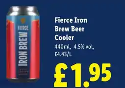 Lidl Fierce Iron Brew Beer Cooler offer