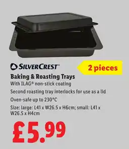 Lidl Silvercrest Baking & Roasting Trays offer