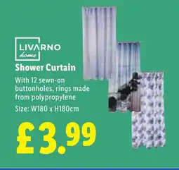 Lidl Shower Curtain offer