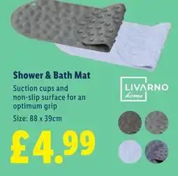 Lidl Shower & Bath Mat offer