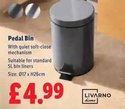 Lidl Pedal Bin offer