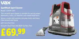 Lidl SpotWash Spot Cleaner offer