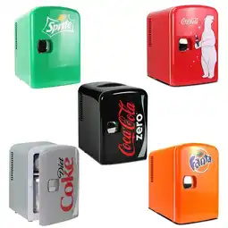 Costco Coca-Cola 4L Mini Fridge 6 Can Portable 12V Cooler / Warmer in 5 Designs offer