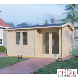 Costco Shire Thetford 44mm Log Cabin 15ft x 10ft (4.5 x 3m) offer