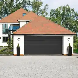 Costco Cardale Rib Woodgrain Sectional ISO45 Door with Installation up to 5 metres width in 3 Colours offer