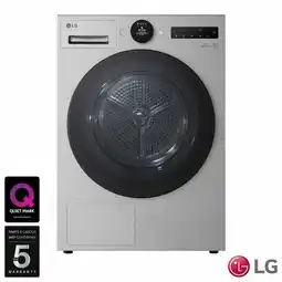 Costco LG RHX7009TSB 9kg Heat Pump Tumble Dryer, A+++ Rated in Silver offer