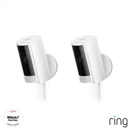Costco Ring Wired Indoor Camera 2 Pack in White offer
