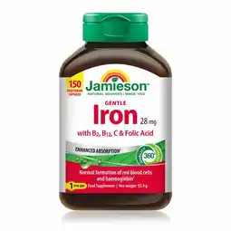 Costco Jamieson Gentle Iron Tablets, 150 Count offer