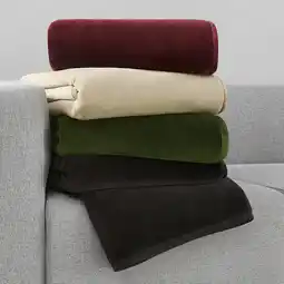 Costco Coco Plush Throw in 4 Colours, 152 x 177 cm offer