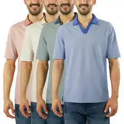 Costco Jachs Mens Lightweight Knit Oxford Polo Shirt offer