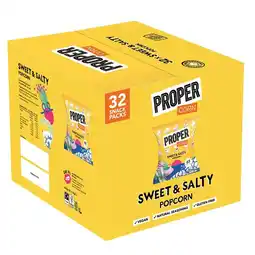 Costco Proper Corn Popcorn Sweet & Salty Mixed Case, 32 x 14g offer