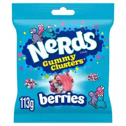 Iceland Nerds Candy Sweets Gummy Clusters Berries 113g offer