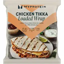 Iceland Myprotein Chicken Tikka Loaded Wrap offer