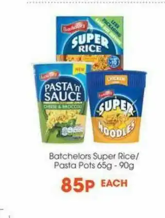 Centra Batchelors Super Rice Pasta Pots offer