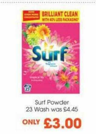 Centra Surf Powder 23 Wash offer