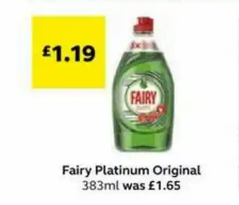 SuperValu Fairy Platinium Original offer