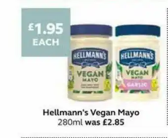 SuperValu Hellmann's Vegan Mayo offer