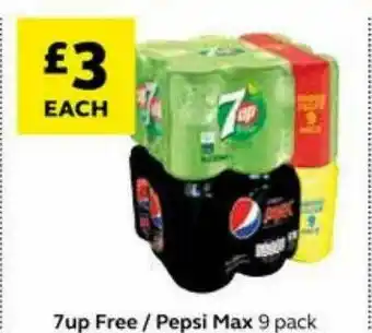 SuperValu 7up Free Pepsi Max offer
