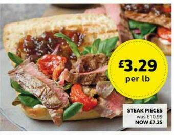 SuperValu Steak Pieces offer