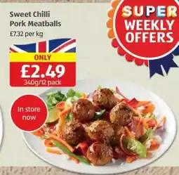 Aldi Sweet Chilli Pork Meatballs offer