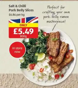 Aldi Salt & Chilli Pork Belly Slices offer